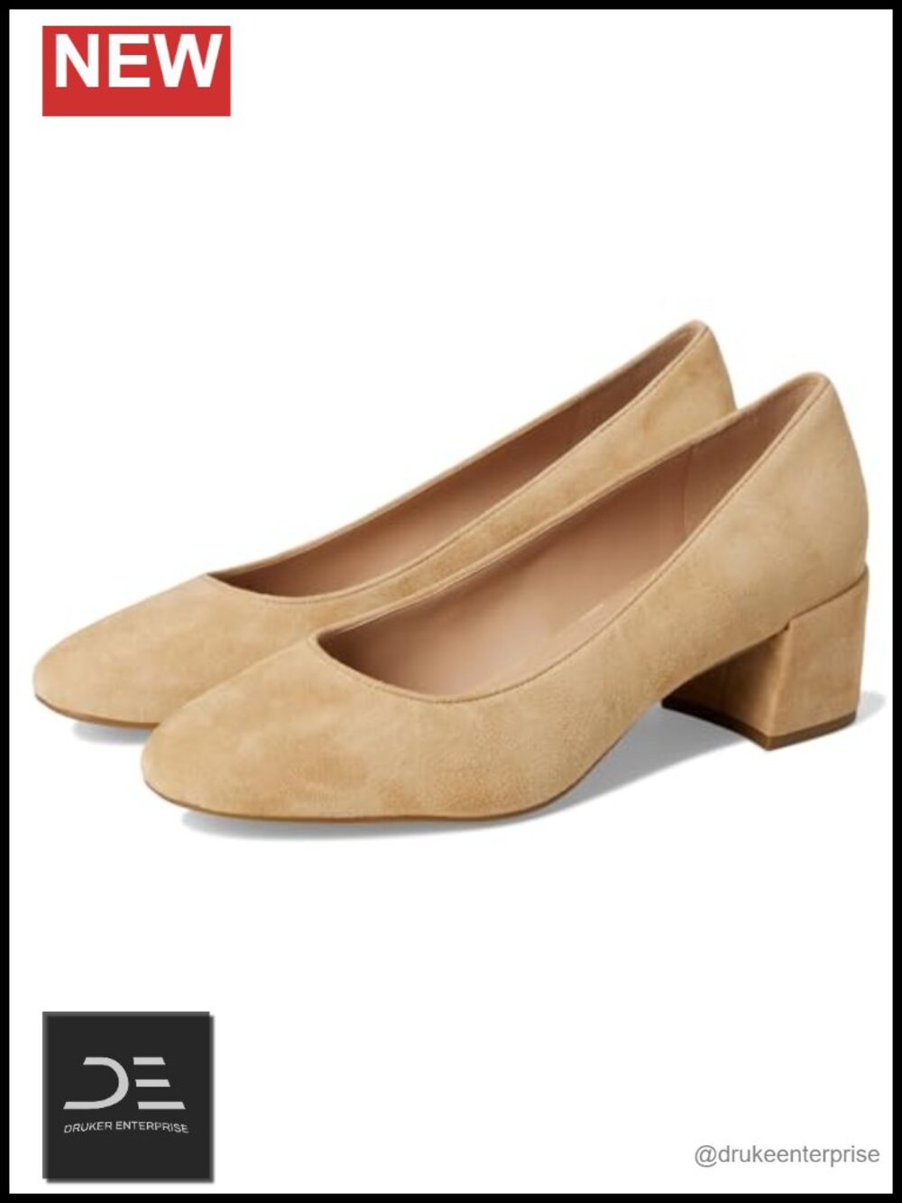 Cole Haan Women's 45mm High Heel Go-to Shayla Block Heel Pump Leather